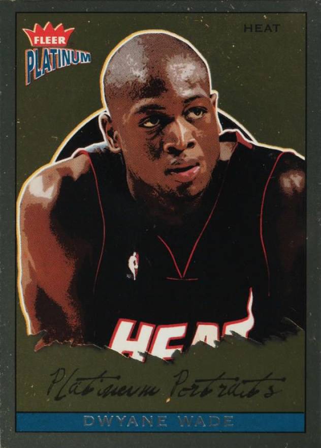 2003 Fleer Platinum Platinum Portraits Dwyane Wade #5 Basketball Card