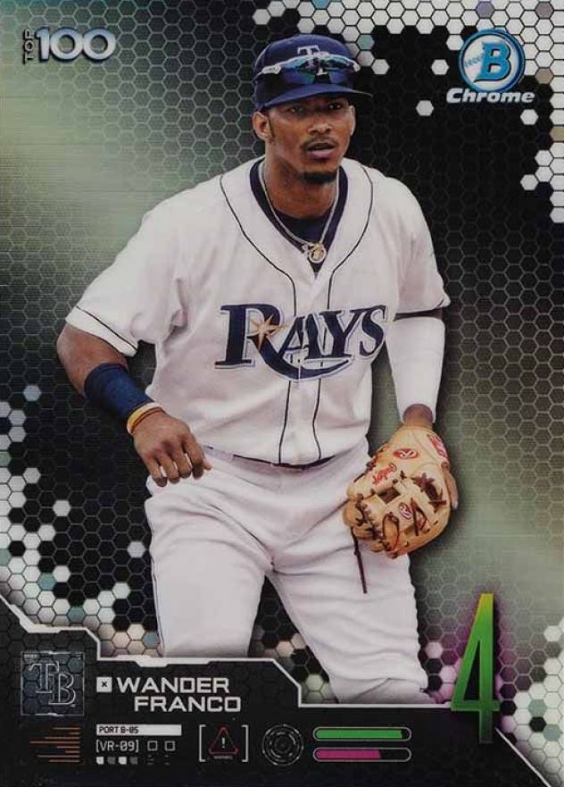 2019 Bowman Scouts' Top 100 Chrome Wander Franco #BTP4 Baseball Card