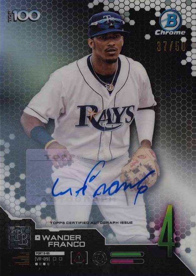 2019 Bowman Scouts' Top 100 Chrome Wander Franco #BTP4 Baseball Card