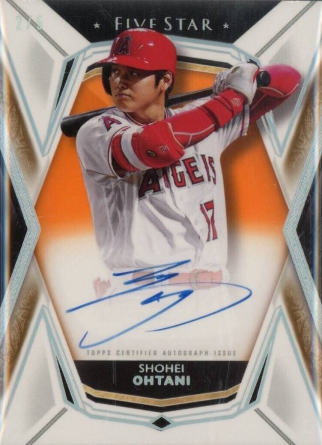 2019 Topps Five Star Autographs Shohei Ohtani #FSASO Baseball Card