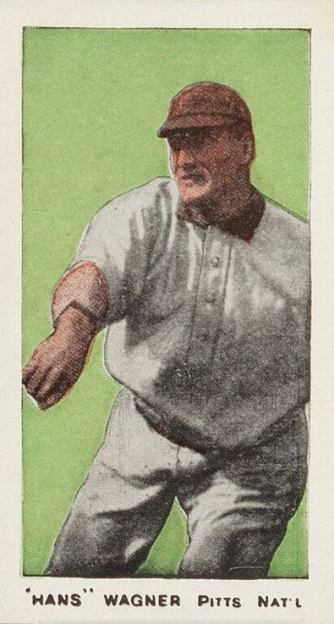 1910 Anonymous "Set of 30" "Hans" Wagner Pitts Nat'l # Baseball Card