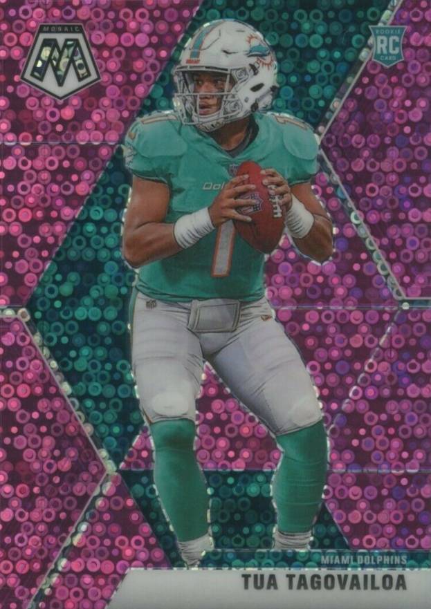 2020 Panini Mosaic Tua Tagovailoa #203 Football Card