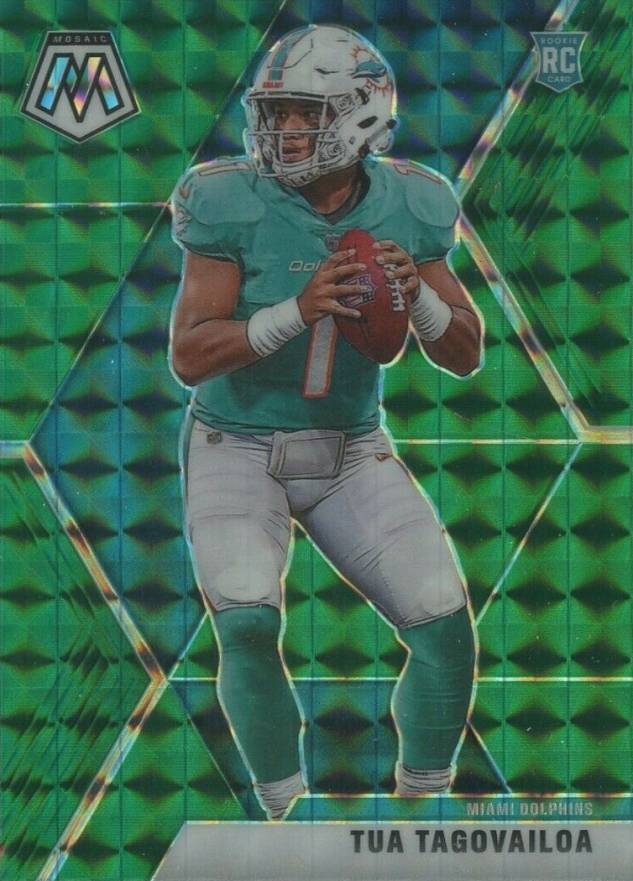 2020 Panini Mosaic Tua Tagovailoa #203 Football Card