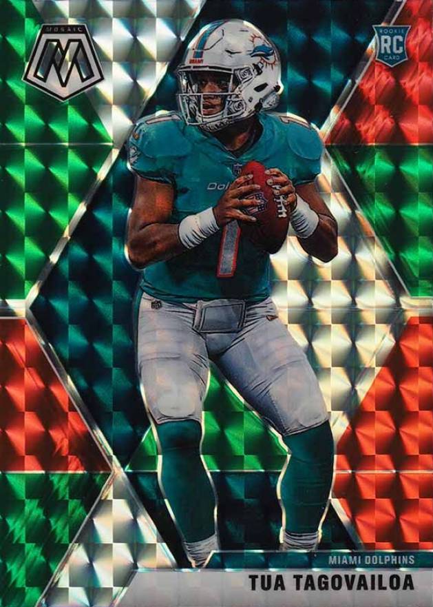 2020 Panini Mosaic Tua Tagovailoa #203 Football Card