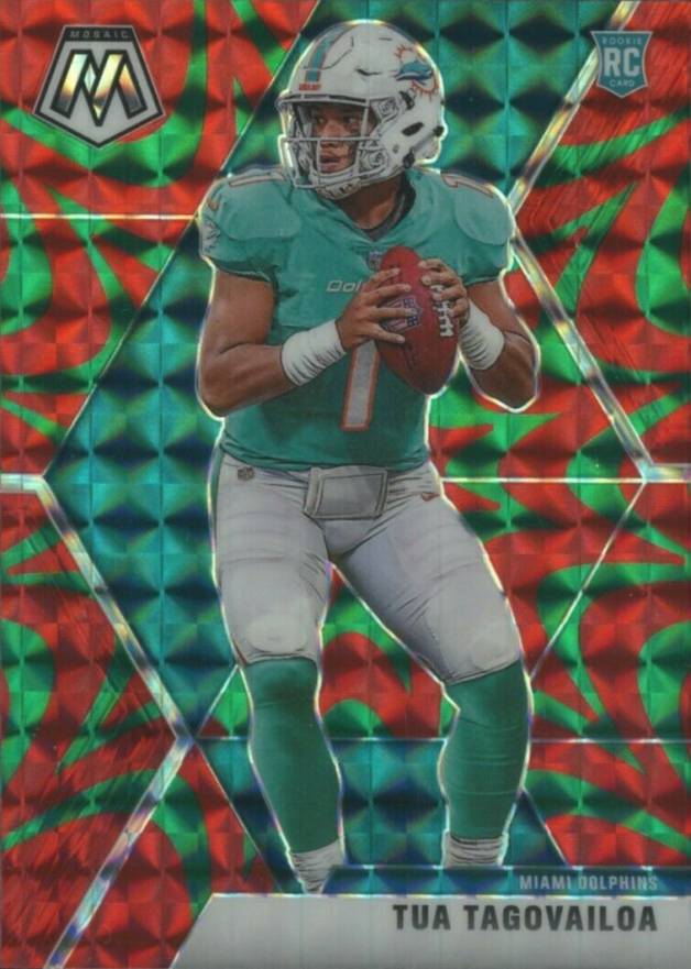 2020 Panini Mosaic Tua Tagovailoa #203 Football Card