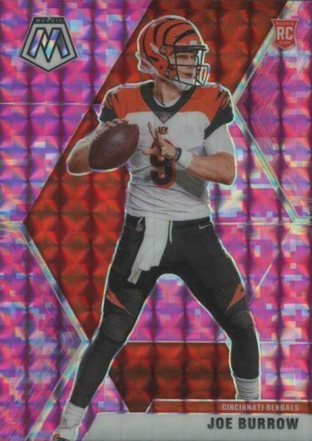 2020 Panini Mosaic Joe Burrow #201 Football Card