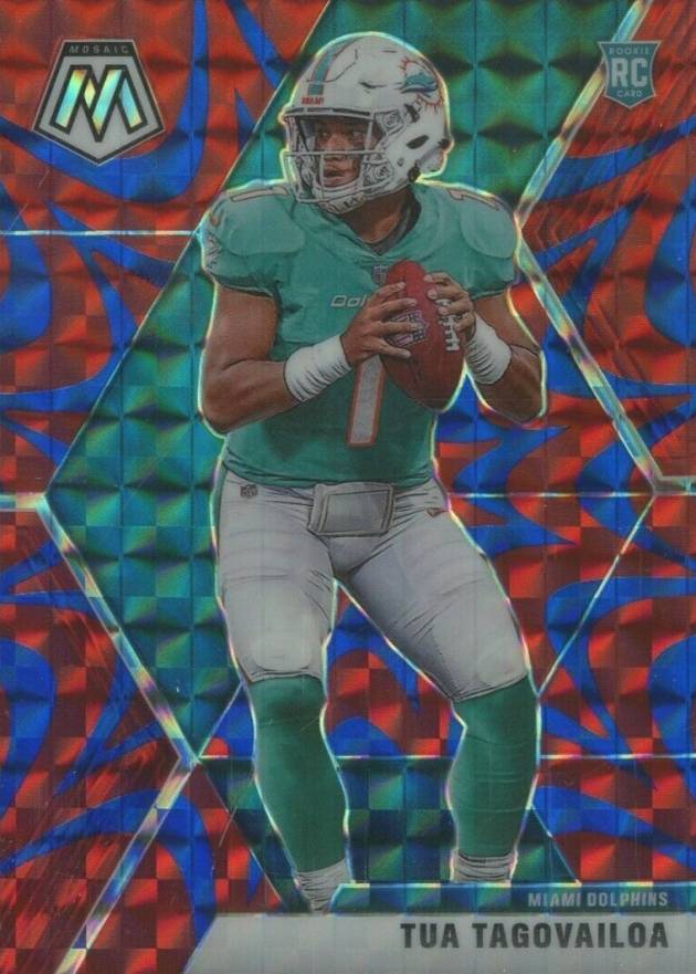 2020 Panini Mosaic Tua Tagovailoa #203 Football Card