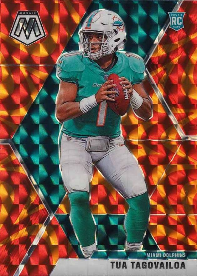 2020 Panini Mosaic Tua Tagovailoa #203 Football Card