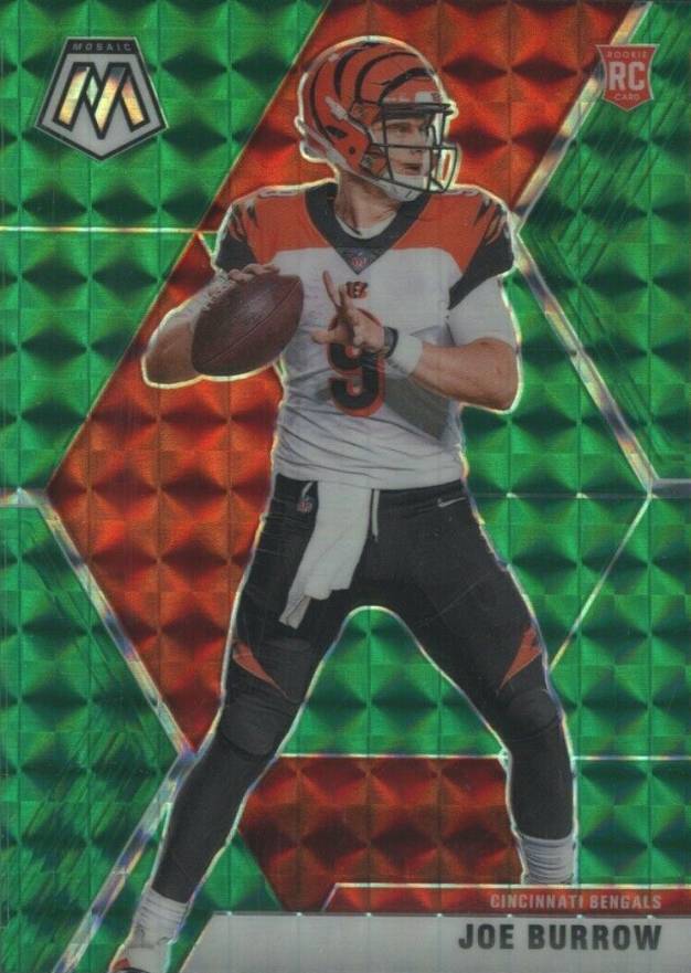 2020 Panini Mosaic Joe Burrow #201 Football Card