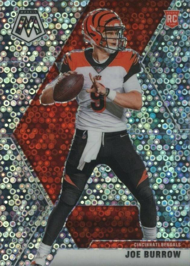 2020 Panini Mosaic Joe Burrow #201 Football Card