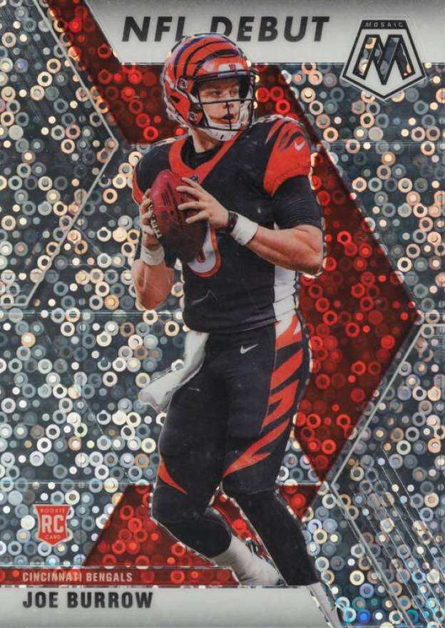 2020 Panini Mosaic Joe Burrow #261 Football Card