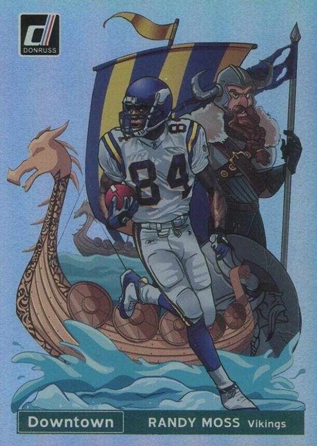 2020 Panini Donruss Downtown Randy Moss #D-RM Football Card