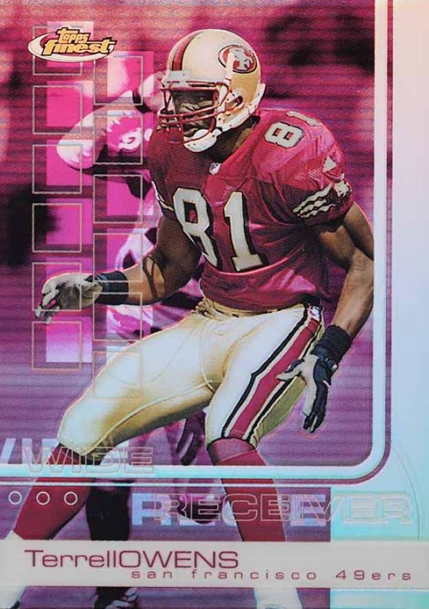 2002 Finest Terrell Owens #62 Football Card