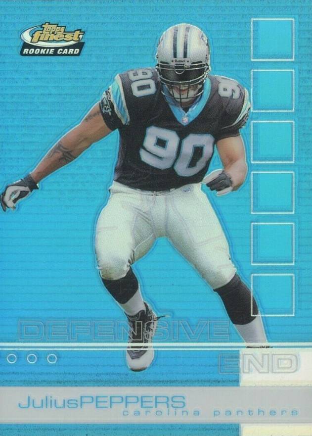 2002 Finest Julius Peppers #77 Football Card