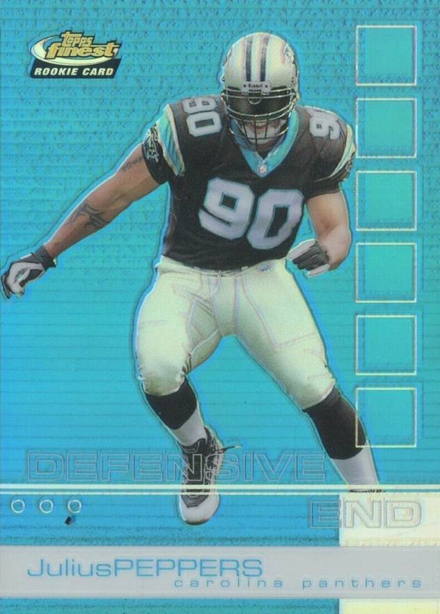 2002 Finest Julius Peppers #77 Football Card