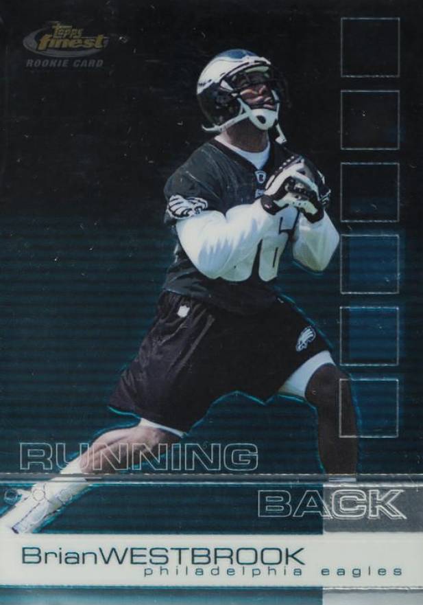 2002 Finest Brian Westbrook #102 Football Card