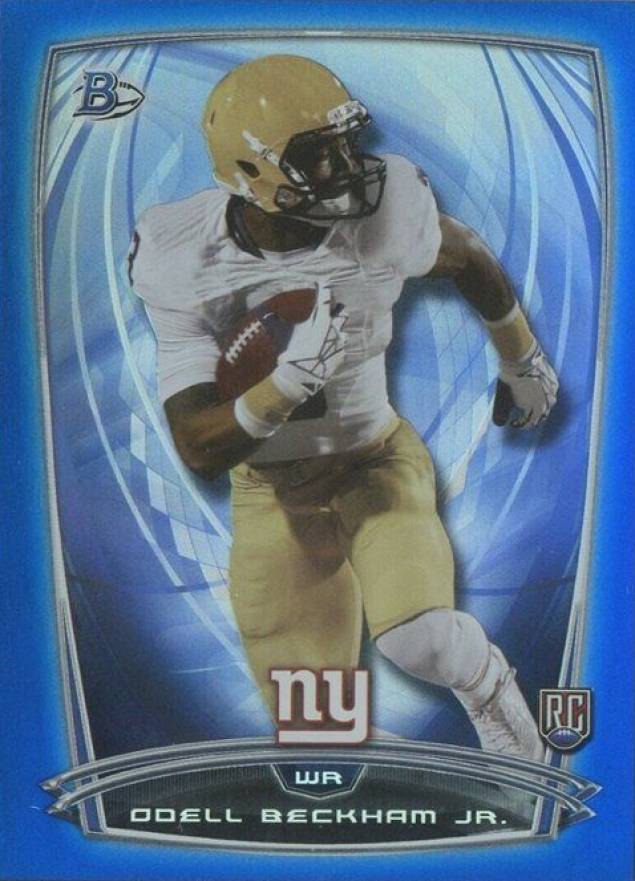 2014 Bowman Rookies Odell Beckham Jr. #8 Football Card