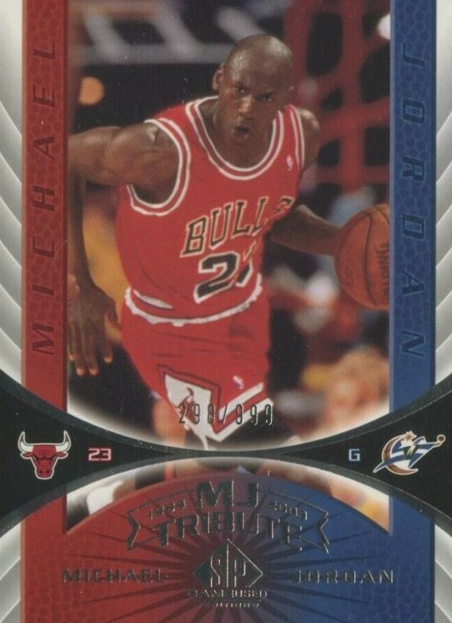 2003 SP Game Used Michael Jordan #97 Basketball Card