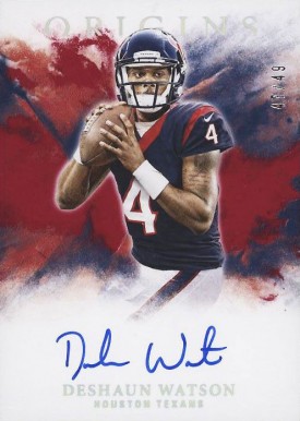 2017 Panini Origins Rookie Autographs Deshaun Watson #RADW Football Card