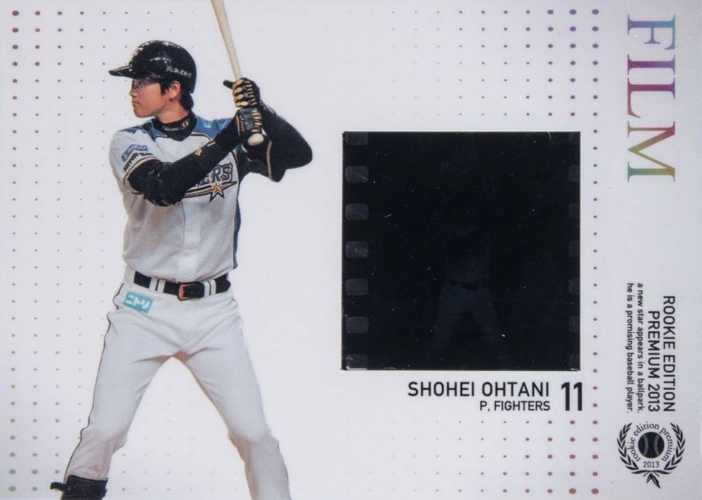 2013 BBM Rookie Edition Premium Film Shohei Ohtani #F19 Baseball Card