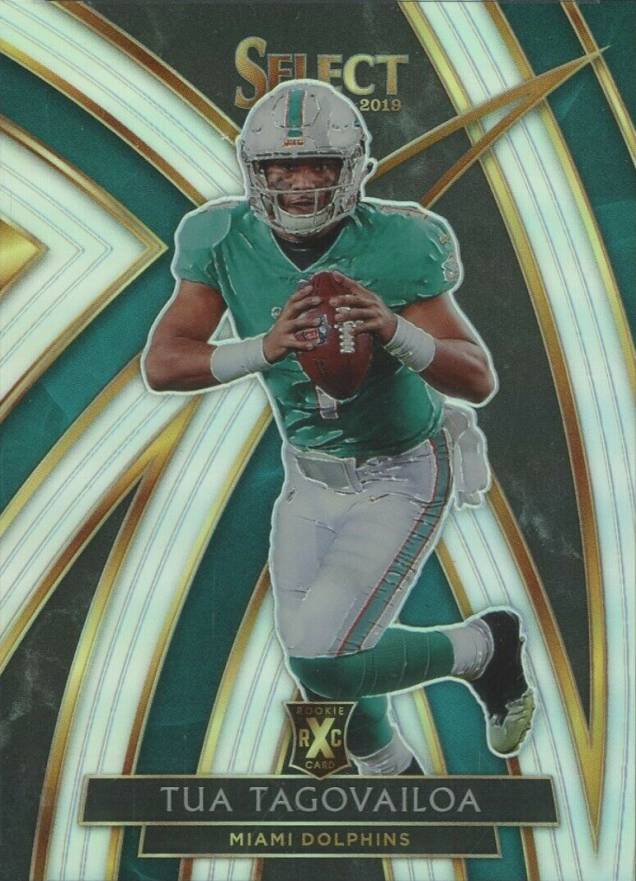 2019 Panini Select 2020 Xrc Prizm Redemption Tua Tagovailoa #302 Football Card