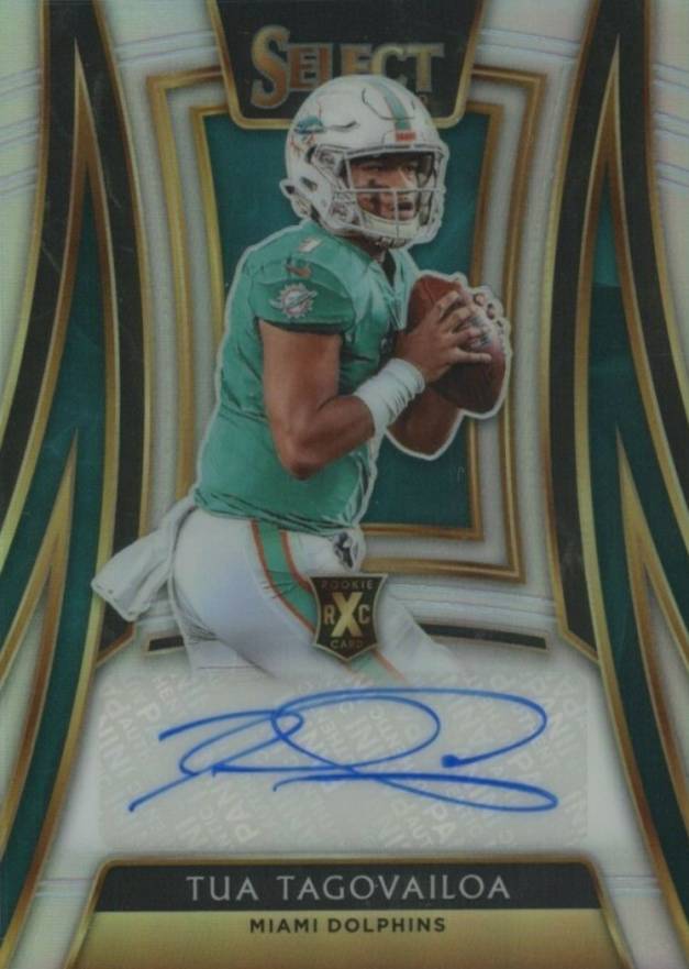 2019 Panini Select 2020 Xrc Prizm Redemption Tua Tagovailoa #324 Football Card