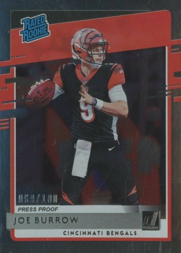 2020 Panini Donruss Joe Burrow #301 Football Card