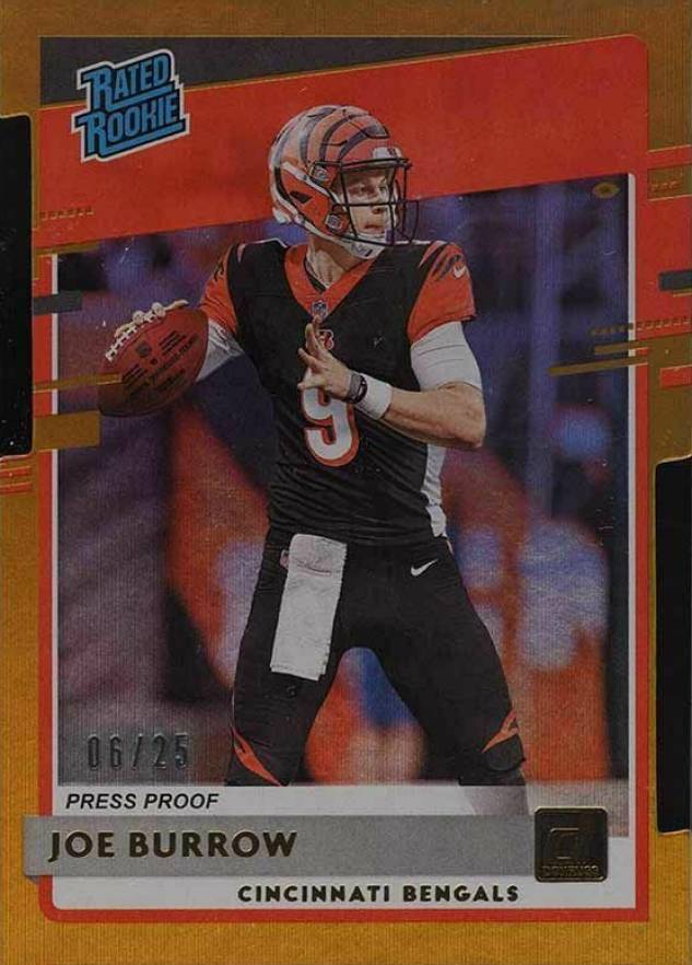 2020 Panini Donruss Joe Burrow #301 Football Card