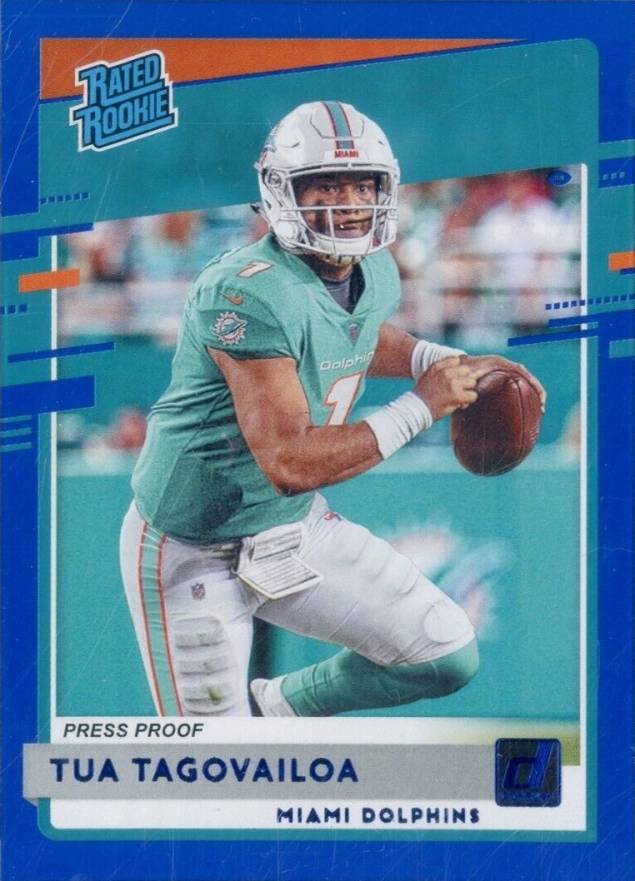 2020 Panini Donruss Tua Tagovailoa #302 Football Card