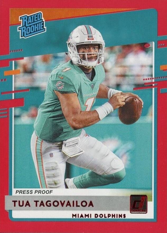 2020 Panini Donruss Tua Tagovailoa #302 Football Card