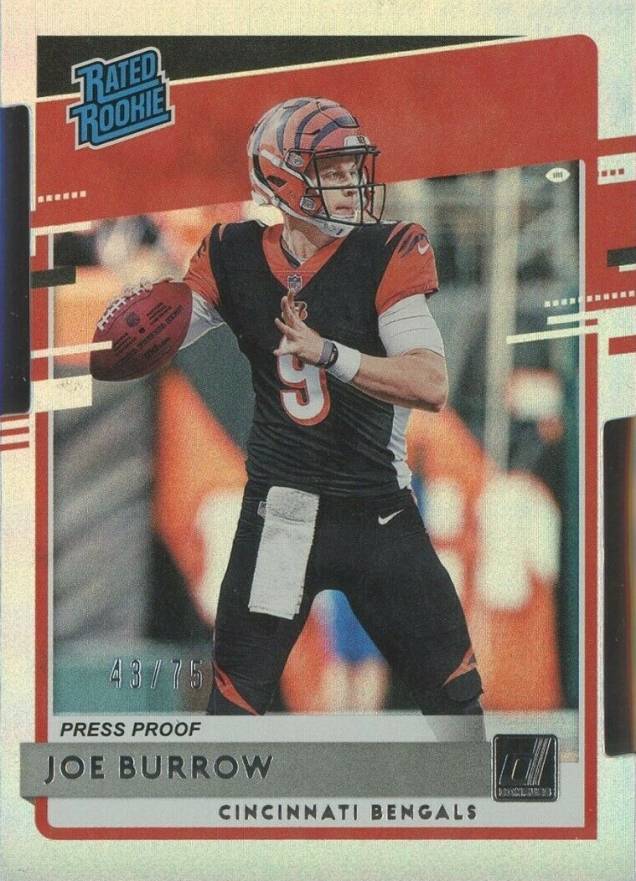 2020 Panini Donruss Joe Burrow #301 Football Card