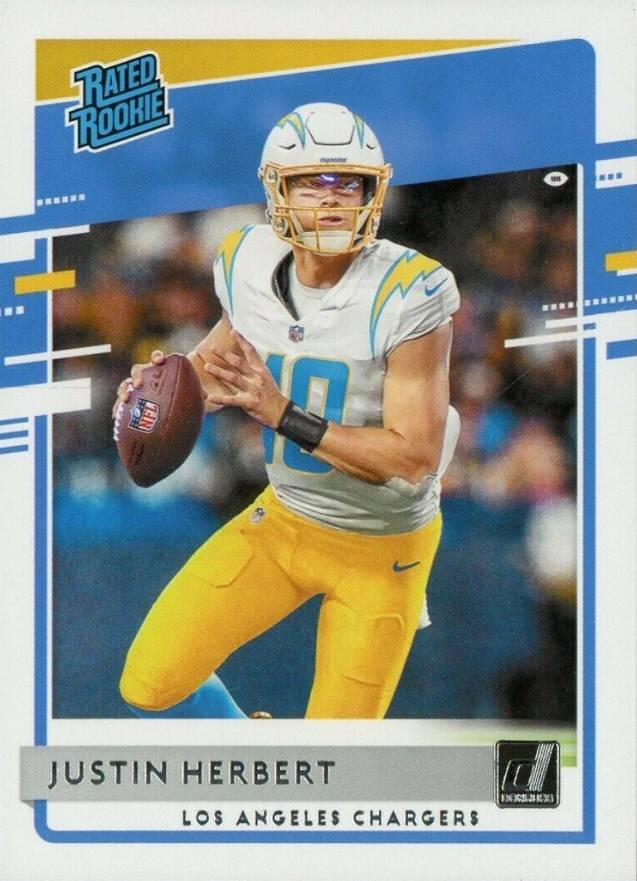 2020 Panini Donruss Justin Herbert #303 Football Card