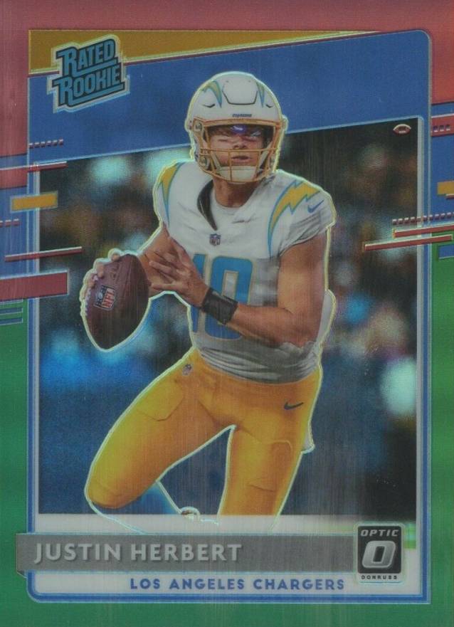 2020 Panini Donruss Justin Herbert #P303 Football Card