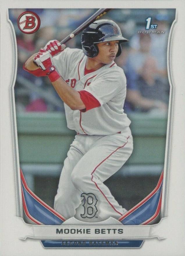 2014 Bowman Prospects  Mookie Betts #BP109 Baseball Card