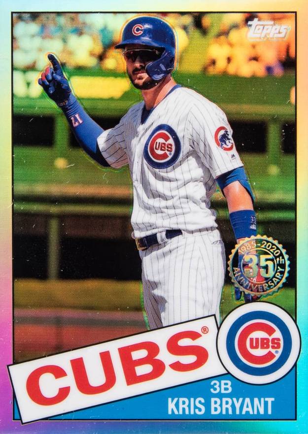 2020 Topps Chrome 1985 Topps Kris Bryant #85TC9 Baseball Card