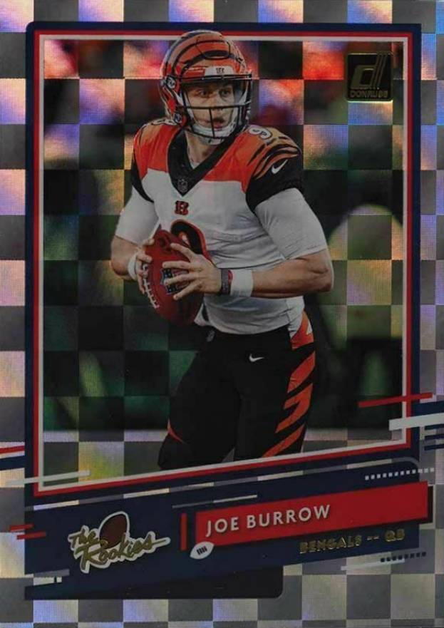 2020 Panini Donruss The Rookies Joe Burrow #TR-JB Football Card