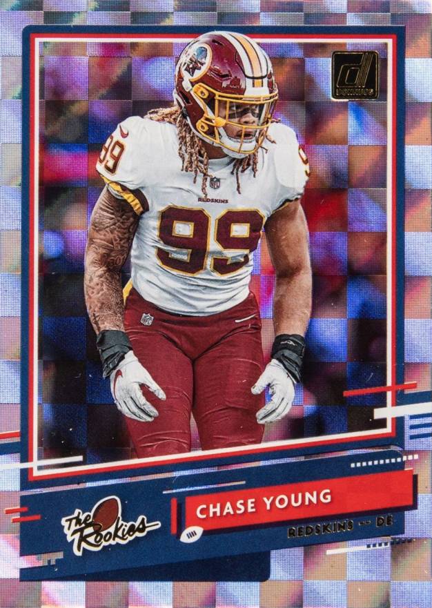 2020 Panini Donruss The Rookies Chase Young #TR-CY Football Card