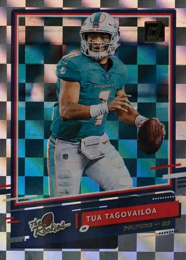 2020 Panini Donruss The Rookies Tua Tagovailoa #TR-TT Football Card