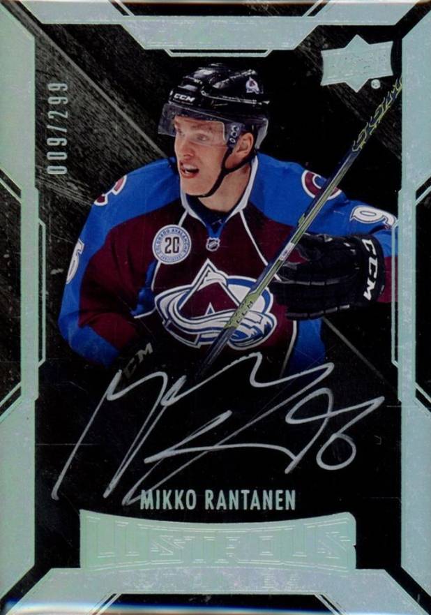 2015 Upper Deck Black Mikko Rantanen #80 Hockey Card