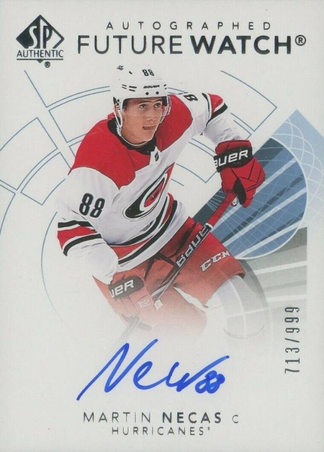 2017 SP Authentic  Martin Necas #163 Hockey Card