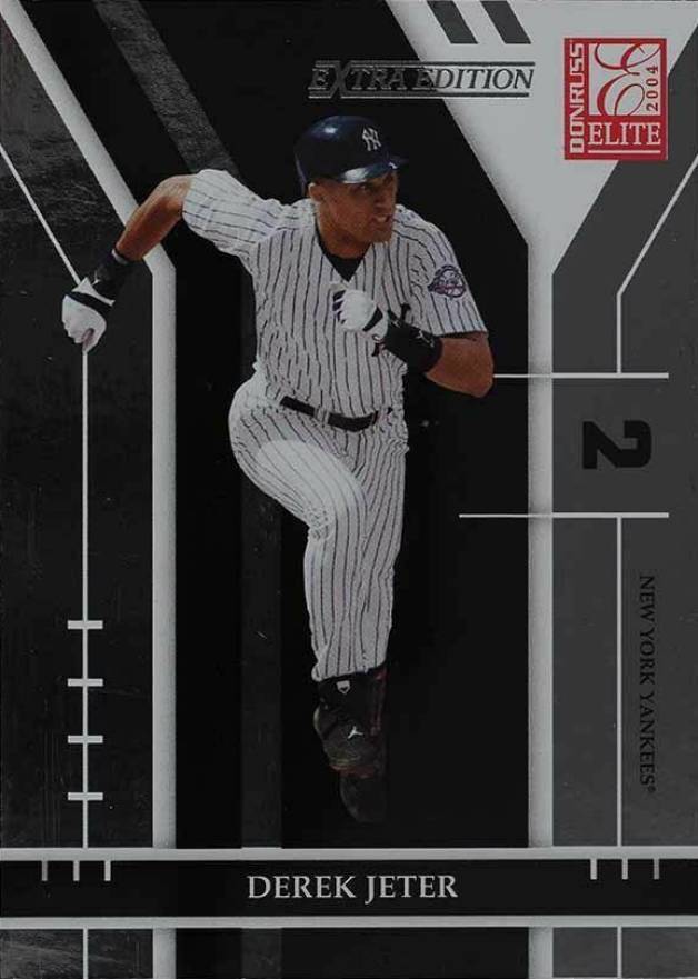 2004 Donruss Elite Extra Edition Derek Jeter #40 Baseball Card