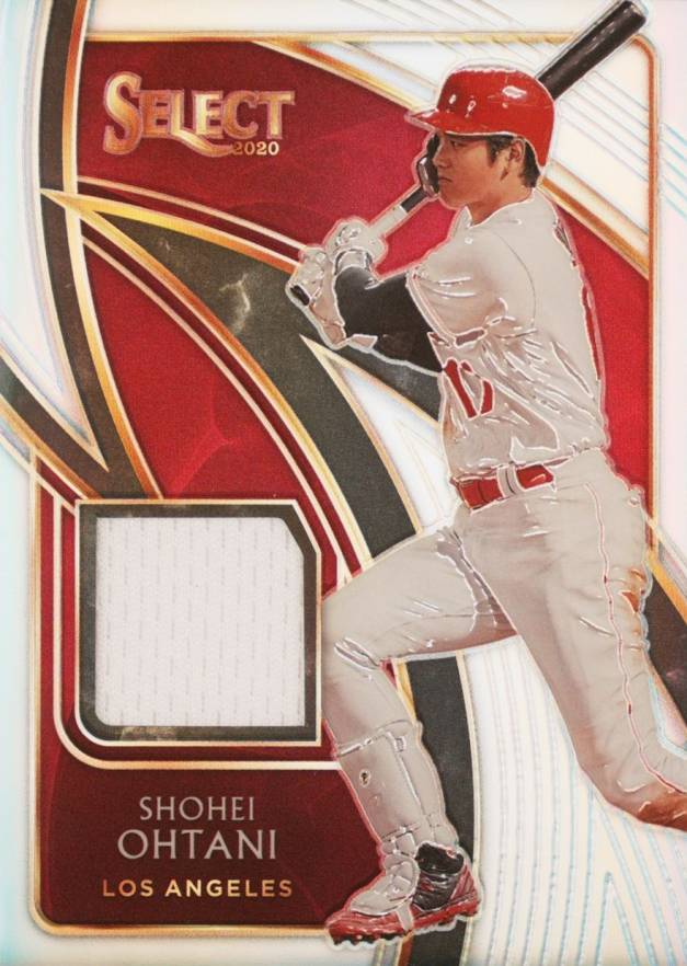 2020 Panini Select Select Swatches Shohei Ohtani #SSSO Baseball Card