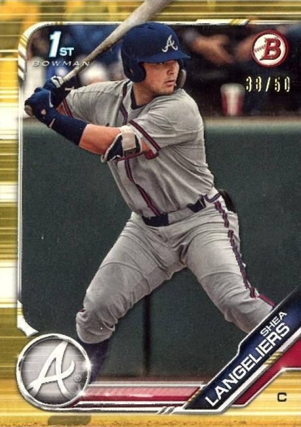 2019 Bowman Draft Shea Langeliers #BD67 Baseball Card