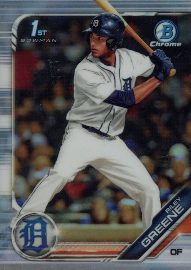 2019 Bowman Draft Riley Greene #BDC50 Baseball Card