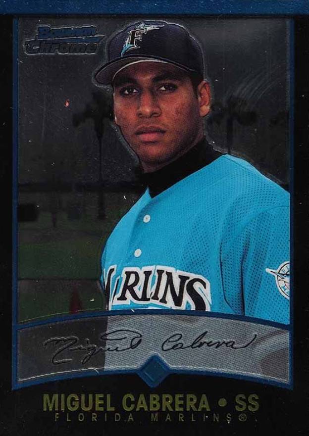 2001 Bowman Chrome  Miguel Cabrera #259 Baseball Card