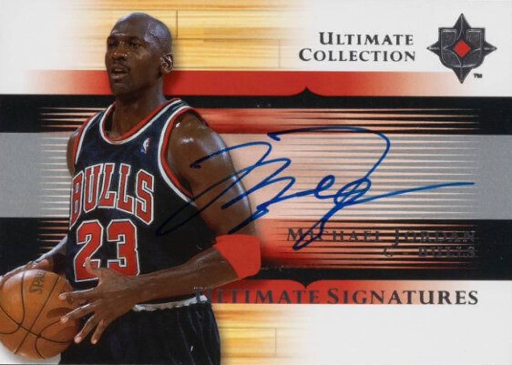 2005 Upper Deck Ultimate Collection Ultimate Signatures Michael Jordan #US-MJ Basketball Card