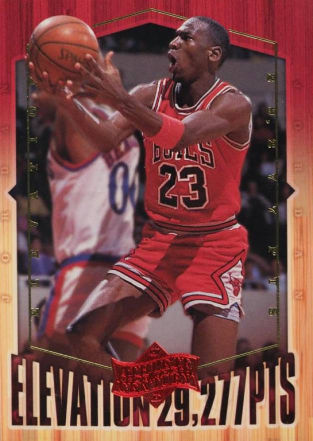 1999 Upper Deck MJ Athlete of the Century Elevation 29,227 Points Michael Jordan #EL3 Basketball Card