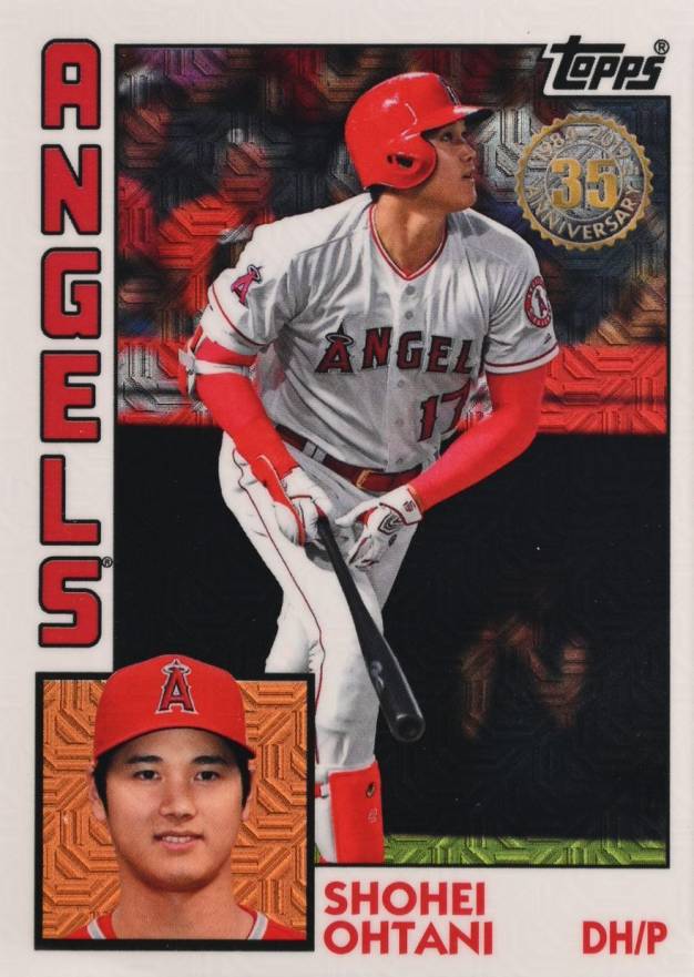 2019 Topps Silver Pack 1984 Chrome Promo  Shohei Ohtani #17 Baseball Card