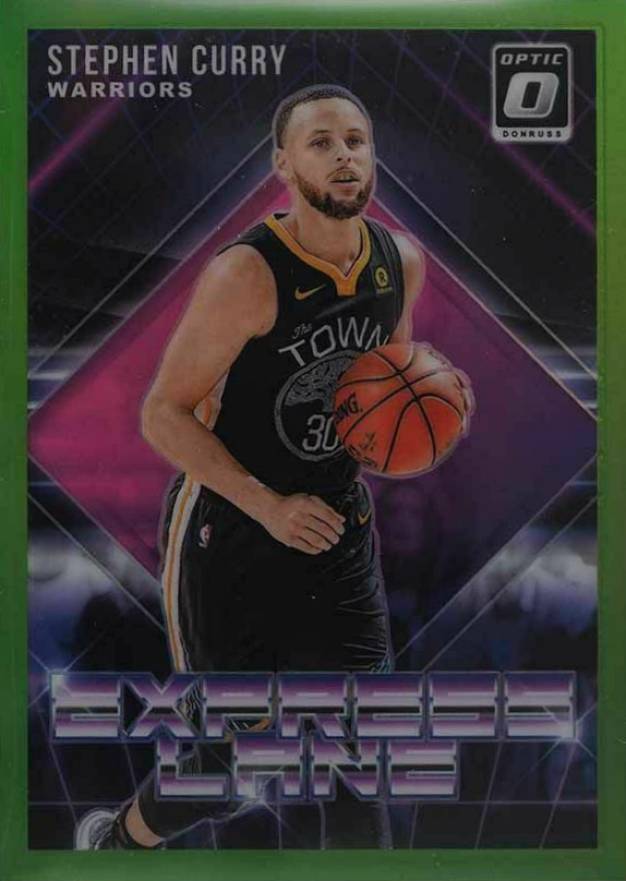 2018 Panini Donruss Optic Express Lane Stephen Curry #18 Basketball Card