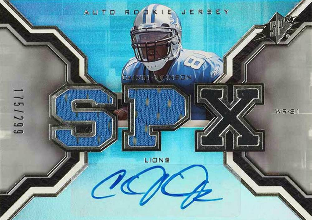 2007 SPx  Calvin Johnson #220 Football Card